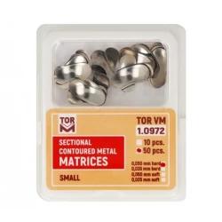 No: 1.0972 Bölgesel Konturlu Metal Matrix Small 0,050 mm Sert 50 li