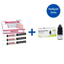 TotalCem Rezin Bazlı Siman Dual Cure Kit Alana İtena İperbond Max 5 ml Hediye