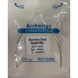 SS Çelik Double Loop Köşeli Tel Lower