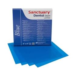 Latex Blue Dental Dam 6x6