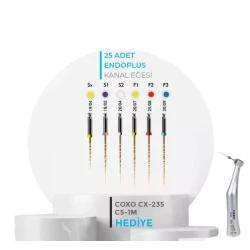 6:1 Endodontik Anguldurva + Endo Plus Kanal Eğesi Hediye!