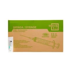 Kilitli Kısa Dental Enjektör 220 Adet 40mm