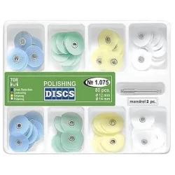 No:1.075 Kompozit Parlatma Diskleri Universal Kit 80 Adet