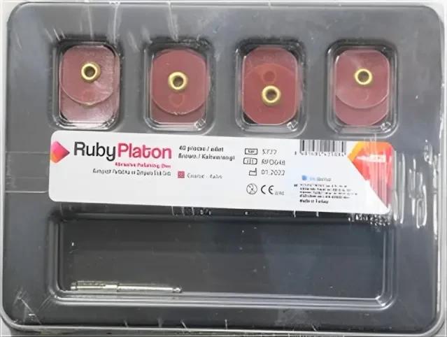 Rubydent Rubyplaton Kompozit Parlatma Ve Zımpara Disk Seti Kahverengi 40 Adet