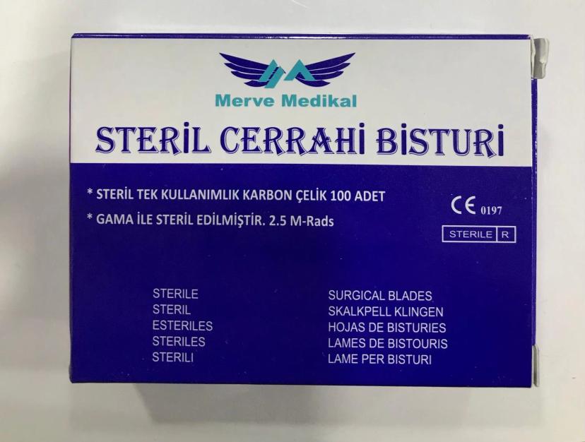 Merve Medikal Steril Cerrahi Bistüri Ucu No:15