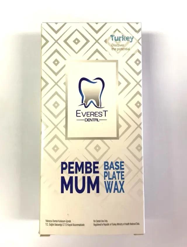 Everest Dental  Pembe Mum Base Plate Wax